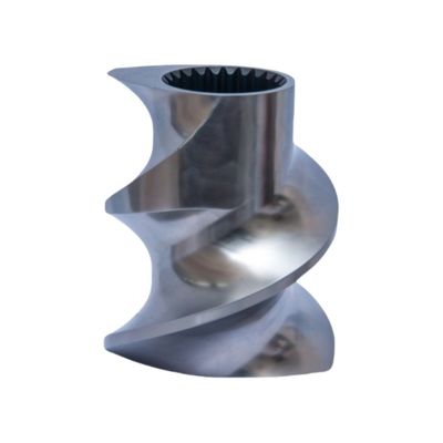 kopen W6Mo5Cr4V2 Staal met een enkele spiraal schroefelementen Extruder Vacuümharding voor poedercoating online manufacture