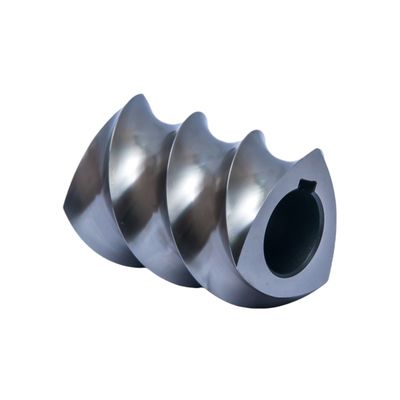 kopen Zinkgeplatte tweeling schroef extruder schroef elementen pitch 2 inch hex hoofd voor chemische productie online manufacture