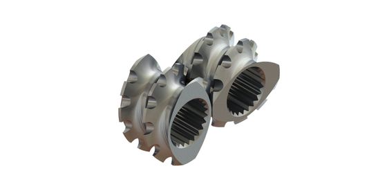 kopen TME Mengzone Twin Extruder Schroefelement Extrudeerde onderdelen 0,3 kg PE online manufacture