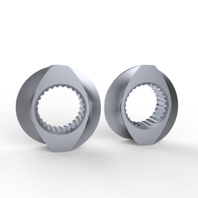 kopen Op maat gemaakte tweeschroeftransitieelementen Extruder Schroef zandblaaspoeling voor kunststoffen online manufacture