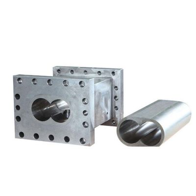 kopen slijtvast gepolijst dubbel schroefvat extruder schroef behuizing zandgeblazen nitridisch oppervlak online manufacture