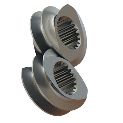 kopen slijtvast HRC 58-62 Compressie schroefelementen Extruderonderdelen Segmenten voor de voedingsmiddelenindustrie online manufacture