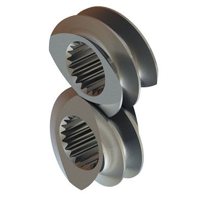 kopen Spline Compressie Elementen Toleranties 0,02 mm Twin Screw Extruder Screw Elementen Voor de Voedingsmiddelenindustrie online manufacture