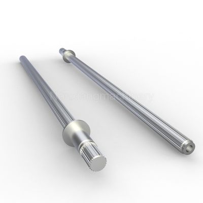 DH2F Involute Spine Shaft Twin Screw Extrusion Machine Componenten Spline Shafts