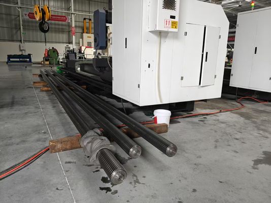 Grote schacht rechte schacht grote schroef mentale schachten extruderonderdelen schroefschachten voor PE PP fabriek