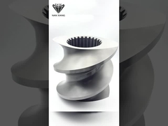 DIN Twin Screw Extruder Element 30 Graden Hoek Double Flighted Screw Conveyors Extruderonderdelen